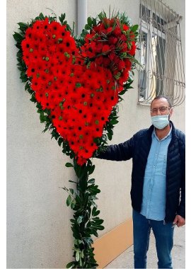 ÖZEL TASARIM KALP ÇELENK SPECIAL HEART WREATH